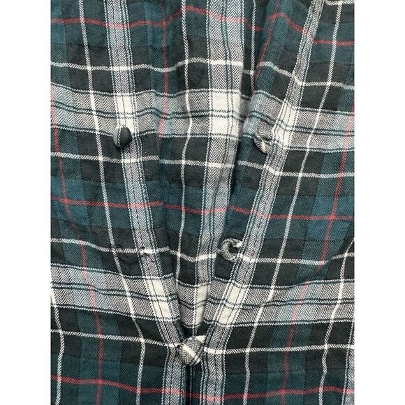 Vintage Elizabeth and Jainey Women's Multicolor Plaid Button Back Unique - Picture 6 of 8
